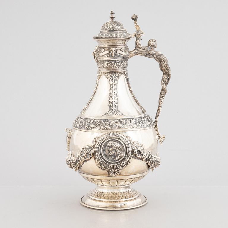 Karaff, silver, 1900-tal.