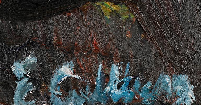 ERLAND CULLBERG, olja på duk. Sign.