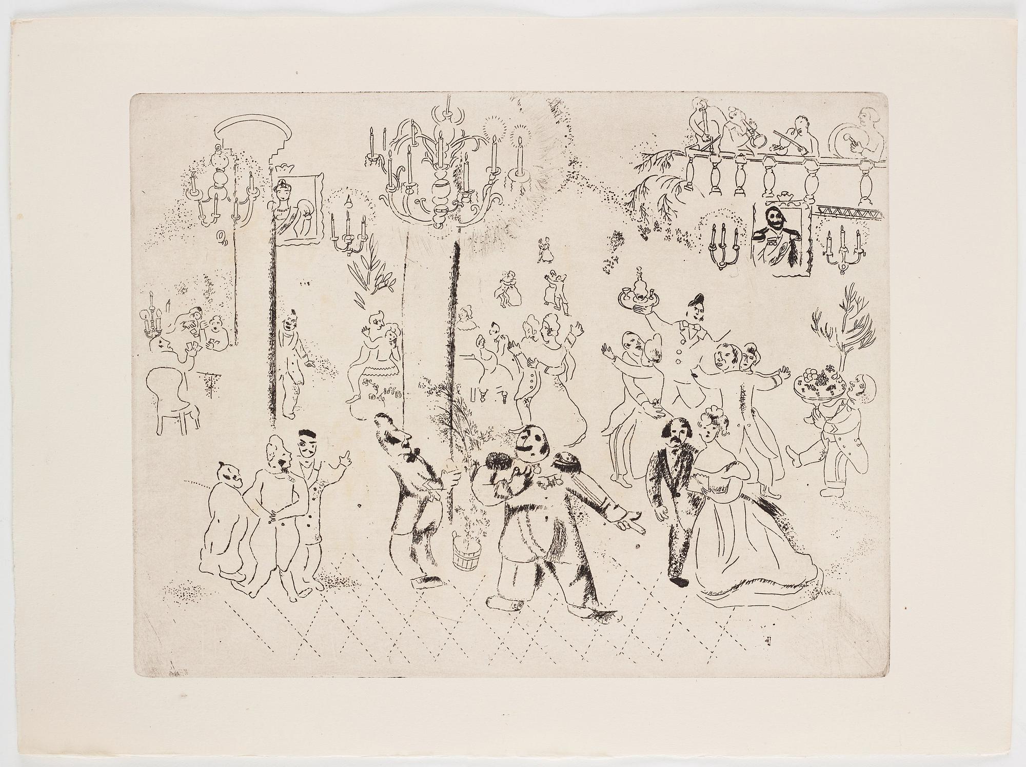 MARC CHAGALL, 71 st etsningar ur upplagan om 285 exemplar på Arches/MBM/J. Perrigot-papper, 1923-1948.