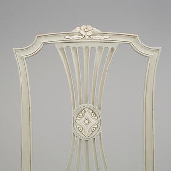 STOLAR, 12 stycken, gustaviansk stil, 1900-tal.