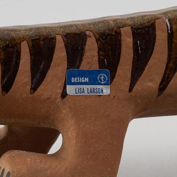 Lisa Larson, figurin, stengods, "Tiger", ur serien "Afrika", Gustavsberg.