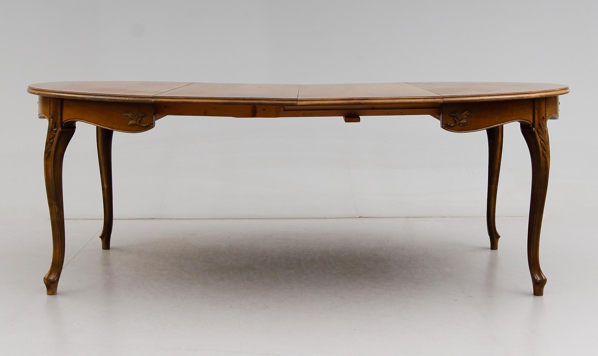 MATGRUPP, 9 delar, rokokostil, 1900-talets mitt.