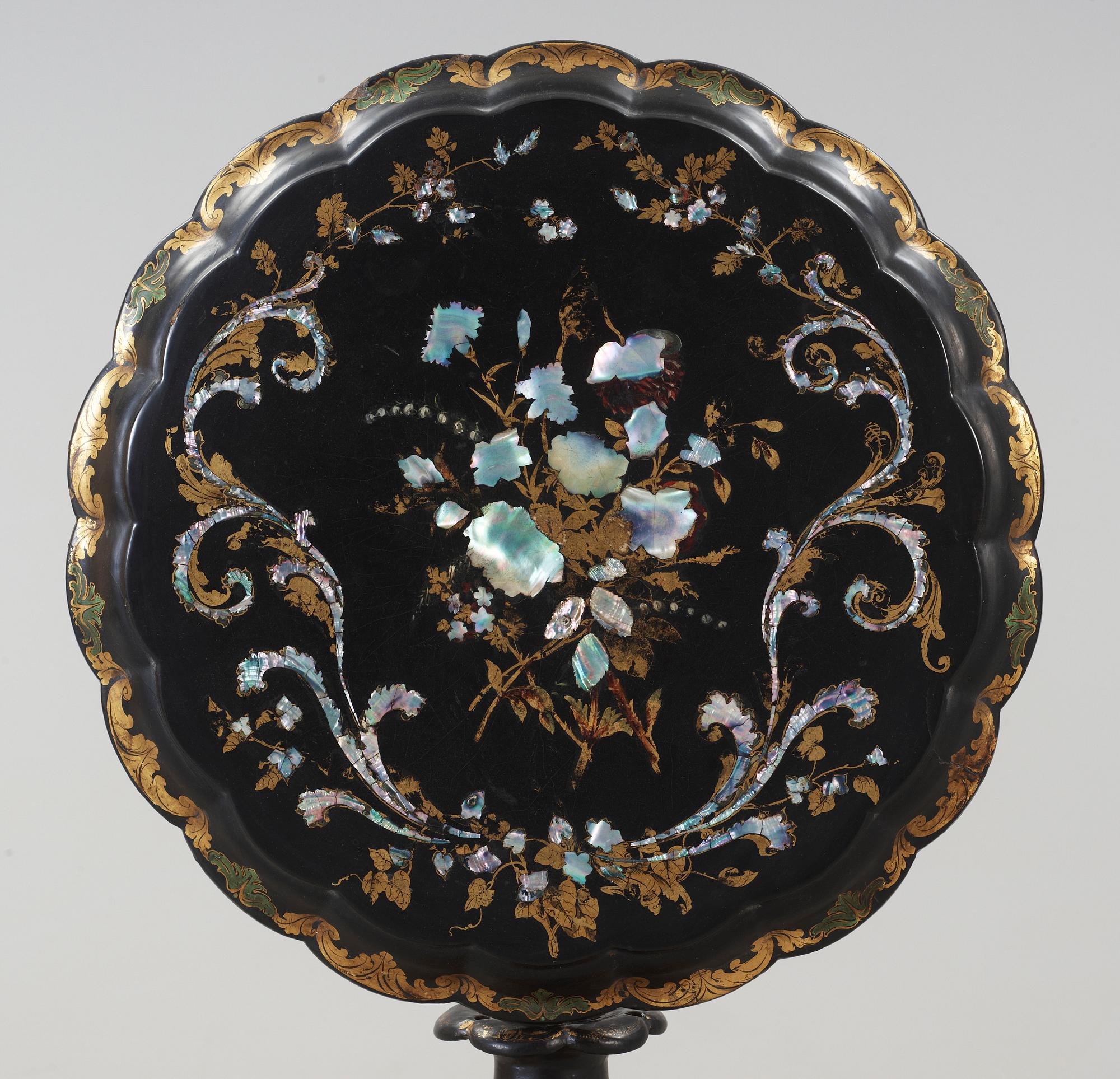 FÄLLBORD, nyrokoko, 1800-talets slut.