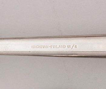 BERTEL GARDBERG, bestick 19+2+9, Hackman 1900-talets mitt.