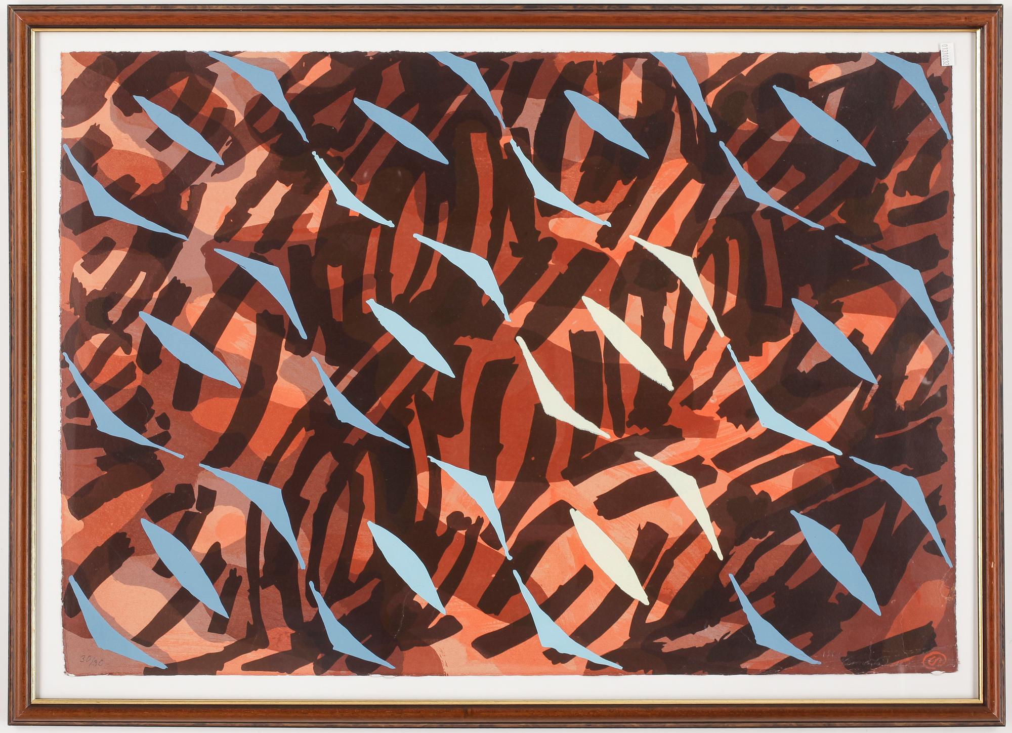 LENNART RODHE, färglitografi, signerad och numrerad 30/30.