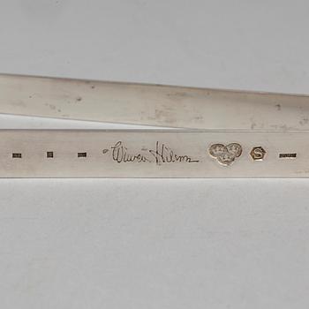 WIWEN NILSSON, istång, silver, Lund 1962.