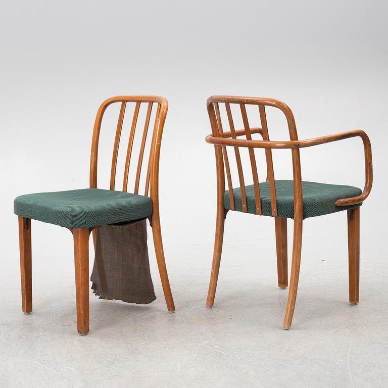 Four chairs and three armchairs, Thonet, beginning of the 20th century.