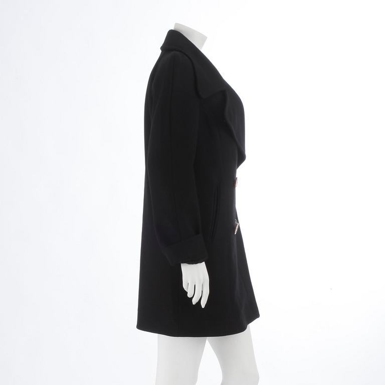VIVIANNE WESTWOOD red label, a black wool coat, size 44.