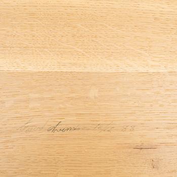 Dining table, signed 16/12 1988.