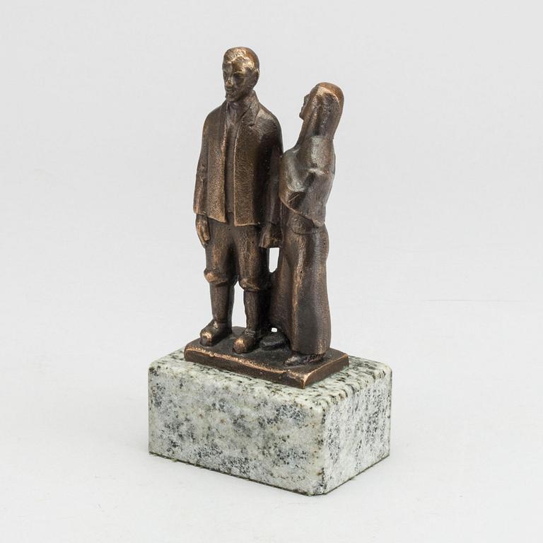AXEL OLSSON, sculpture, bronze. Signed.