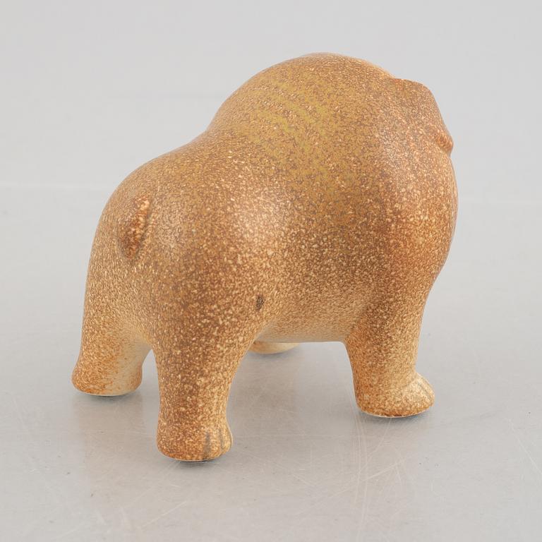 Lisa Larson, a set of three stoneware figurines, K-Studion and Gustavsberg.