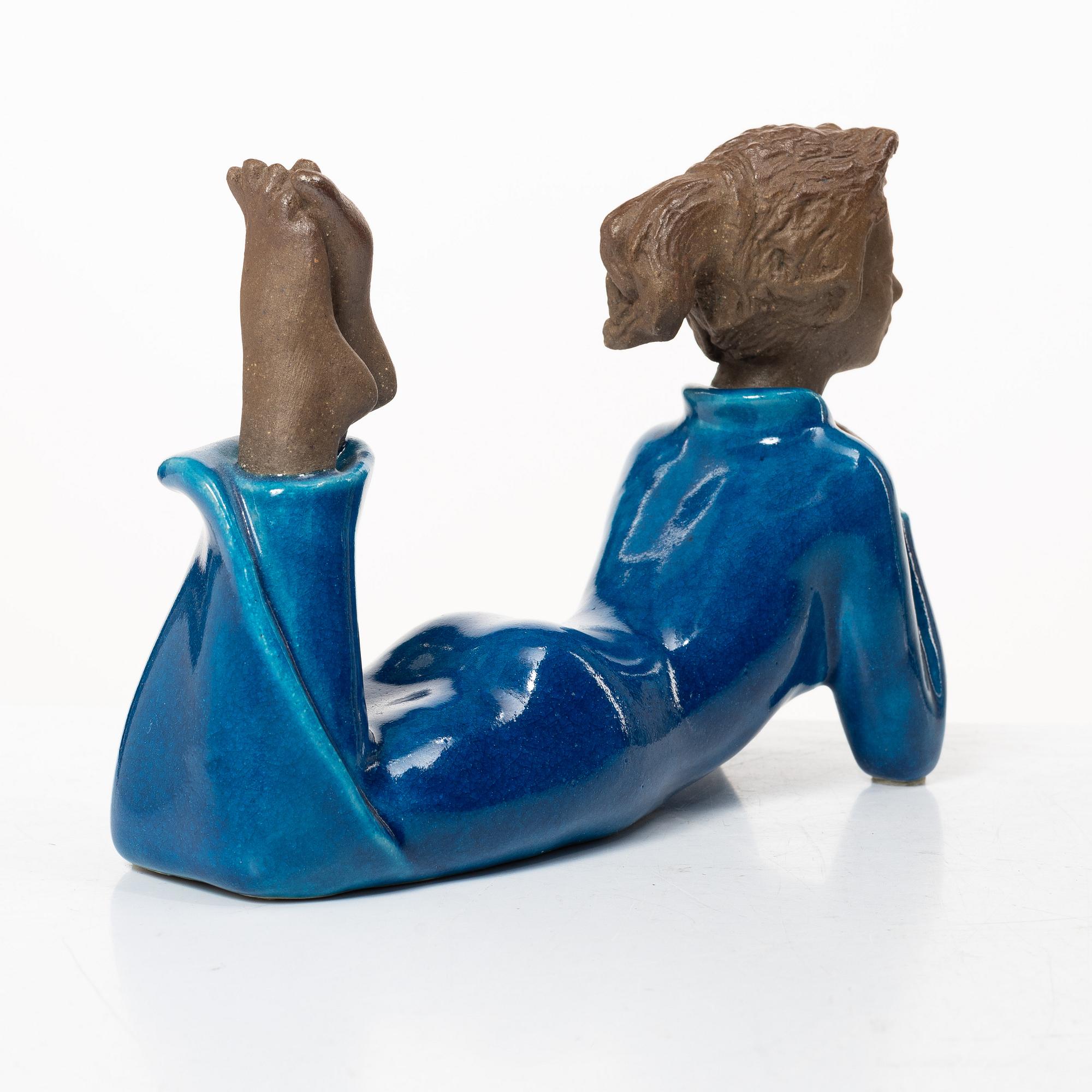 Johannes Hedegaard, a stoneware figurine, Royal Copenhagen, Denmark.