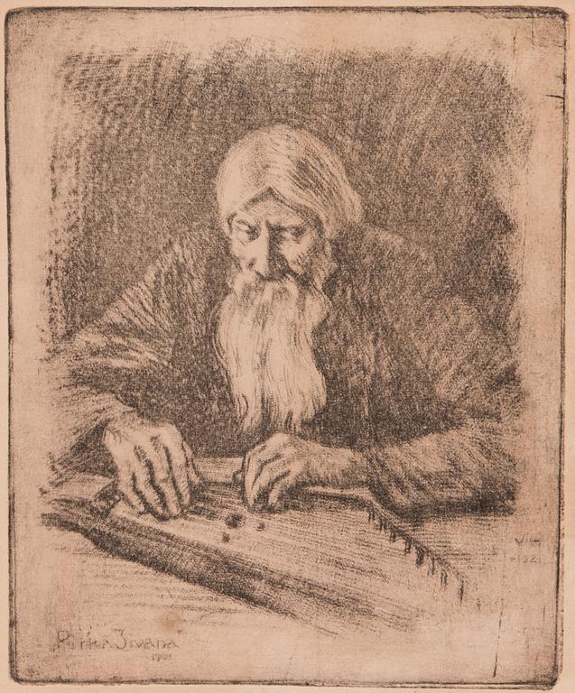 Väinö Hämäläinen, etching, signed in pencil.