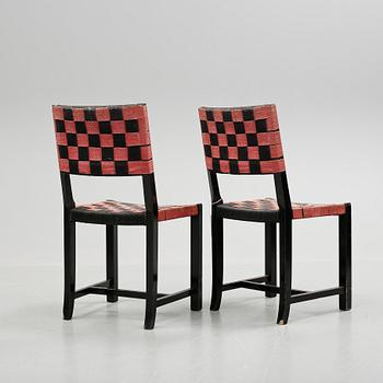 STOLAR, ett par, Axel Larsson, Gemla, 1930-tal.