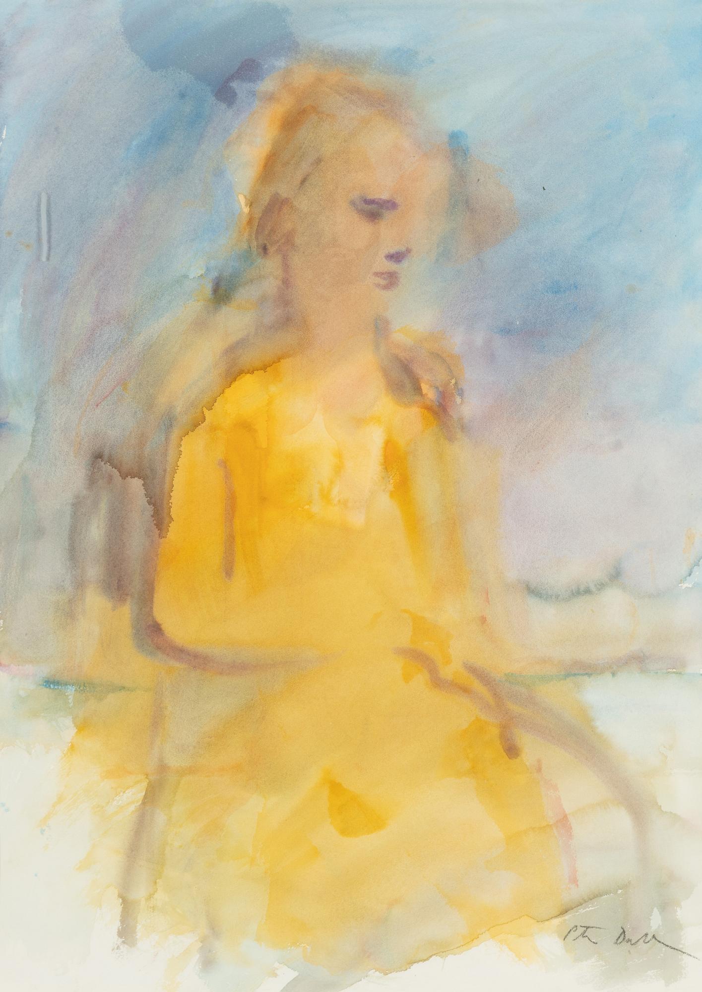 Peter Dahl, watercolour, signed Peter Dahl.