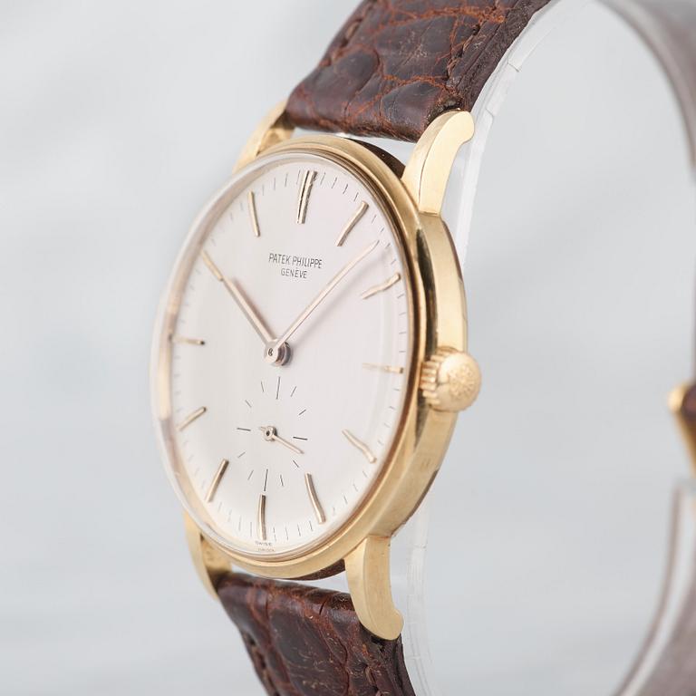 PATEK PHILIPPE, Genève, Calatrava, armbandsur, 33,5 mm,