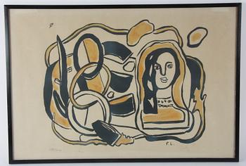 LEGER, FERNAND. Färglitografi, sign o numr 196/200.