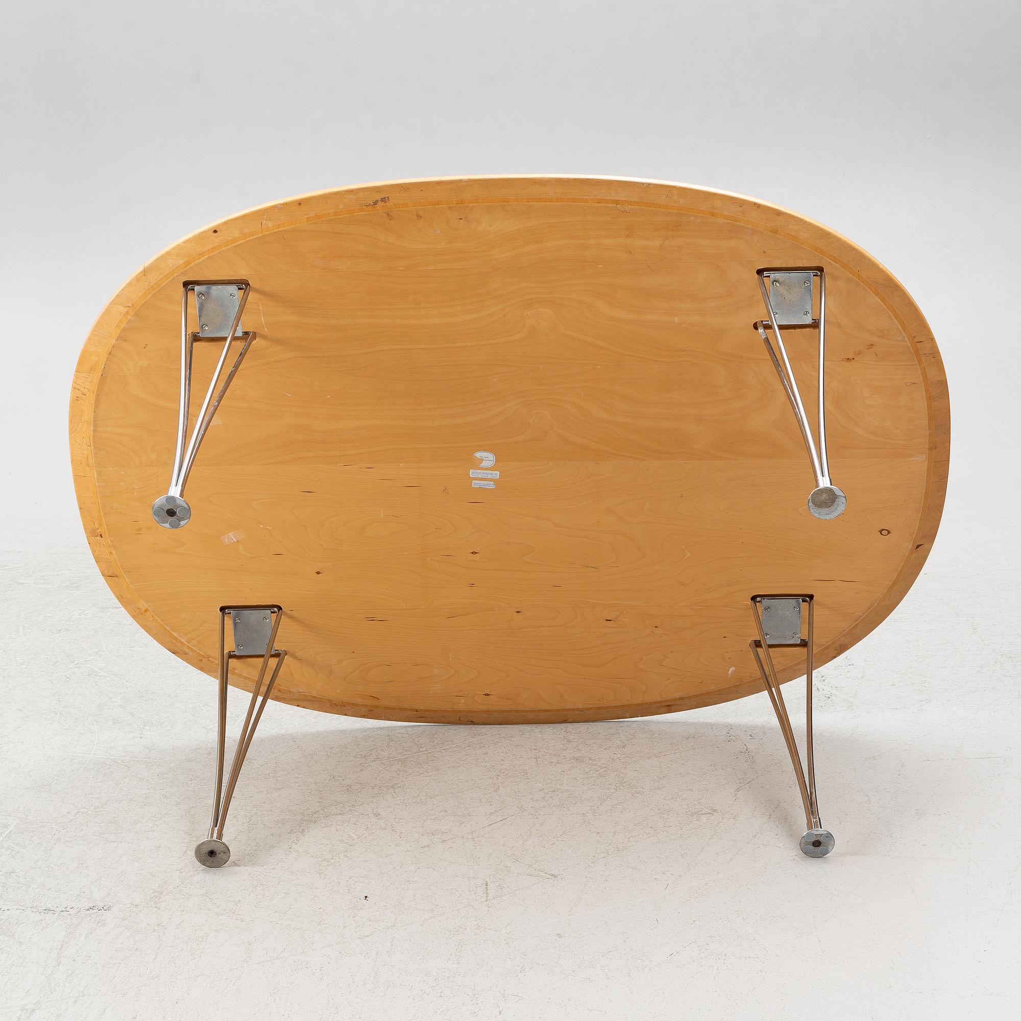 Bruno Mathsson & Piet Hein, bord "Superellips", Mathsson International.