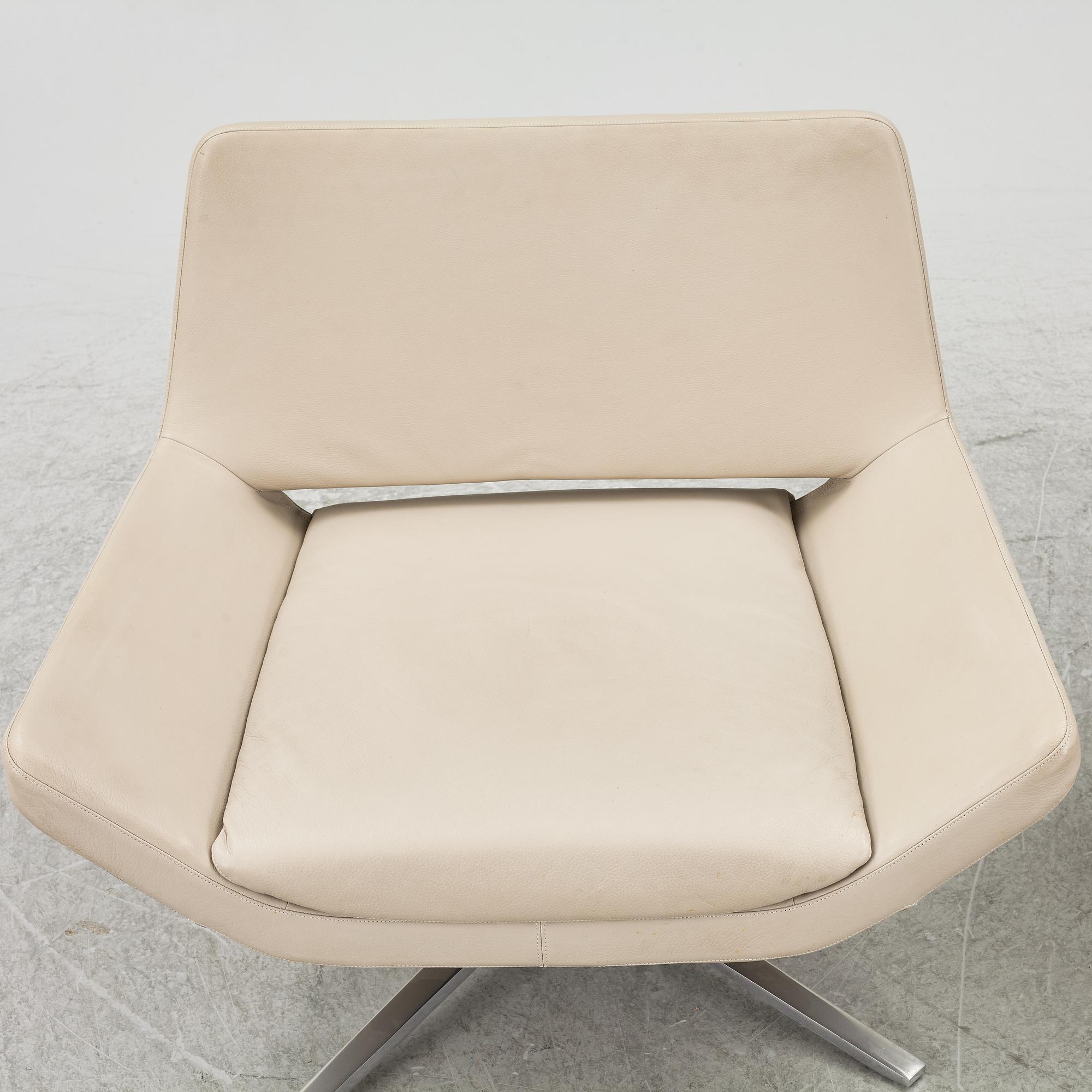 Jeffrey Bernett, a pair of 'Metropolitan' armchairs, B&B Italia Maxalto.