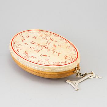 A traditional sami ceremonial drum, modern manufacture.