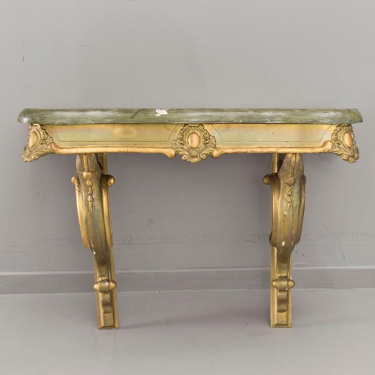 SPEGEL med KONSOLBORD, nyrokoko, 1800-tal.