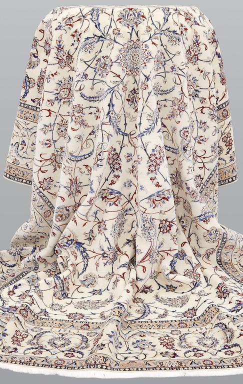 Matta, Nain, part silk, sk 4 LAA, 360 x 252 cm.