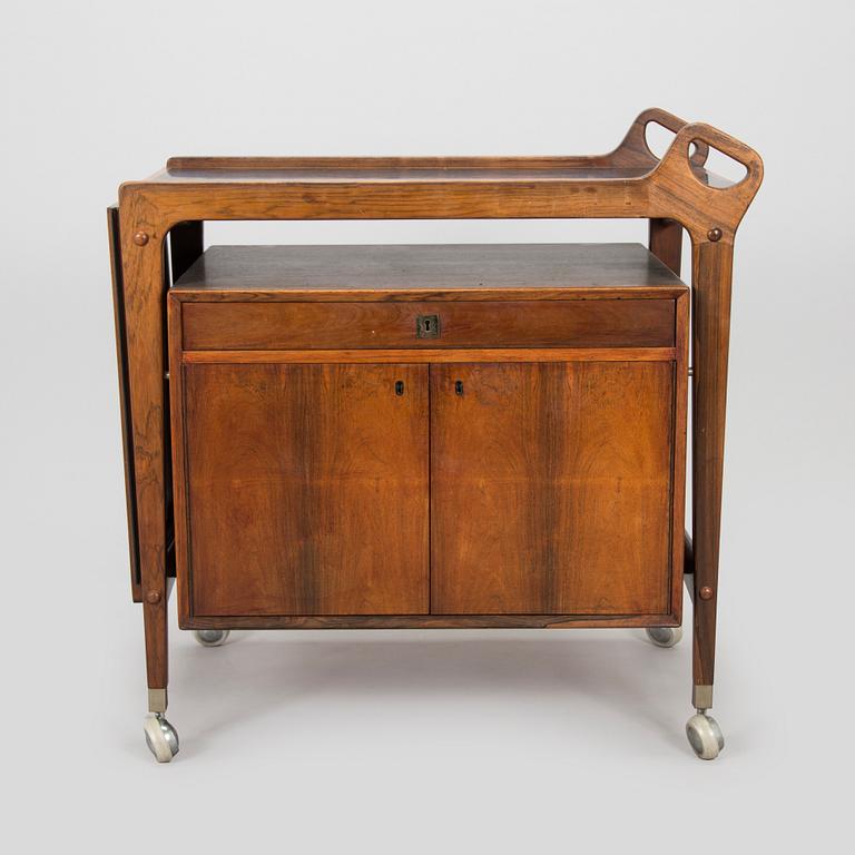 Johannes Andersen, serveringsvagn, Dyrlund Smith , Danmark, 1900-talets mitt.