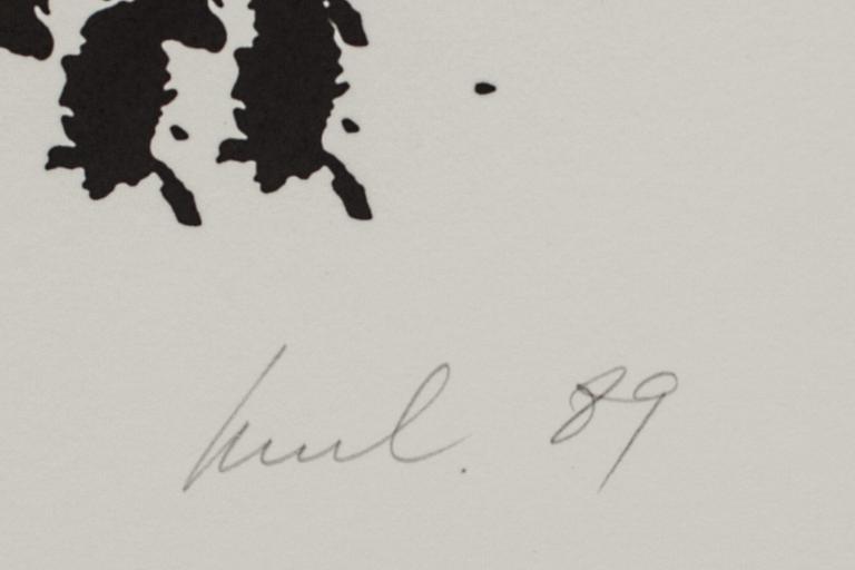 RAUL MEEL, färgserigrafi, signerad, numrerad XXXIII/XXXX och numrerad- 89.