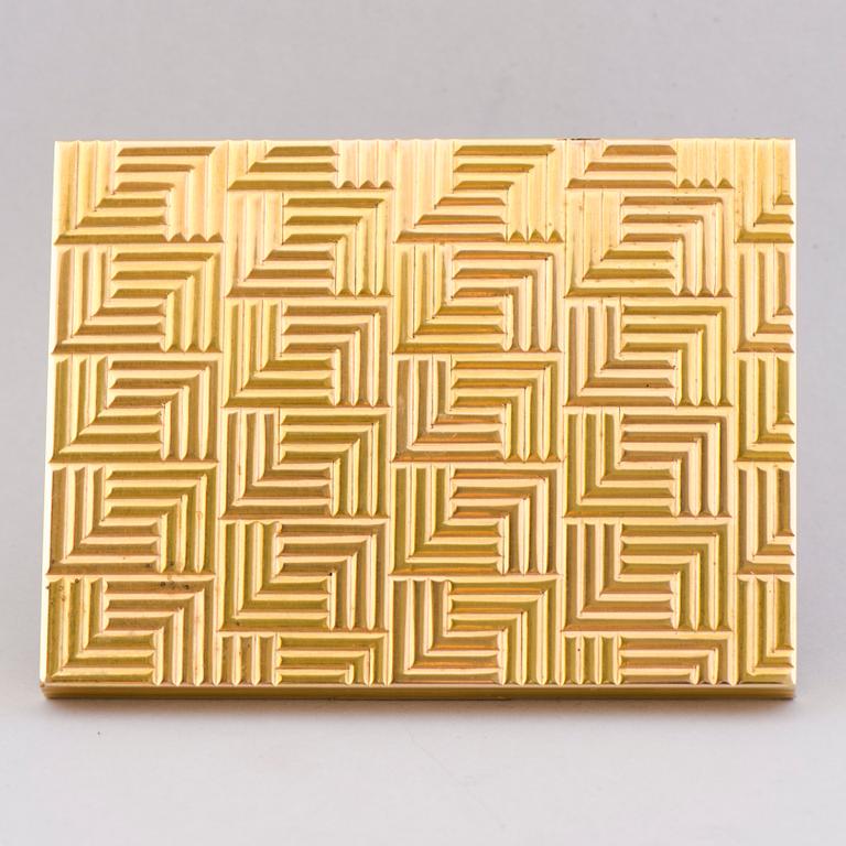 Cartier, RASIA, 18K puna- ja keltakultaa. Cartier Lontoo 1936.