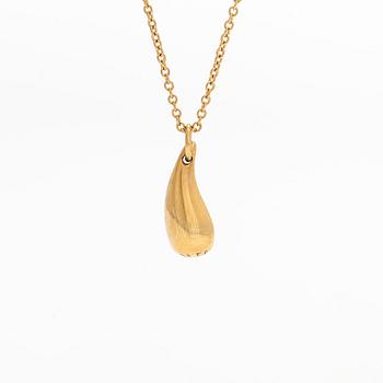 Tiffany & Co, Elsa Peretti, an 18K gold 'Teardrop' necklace.