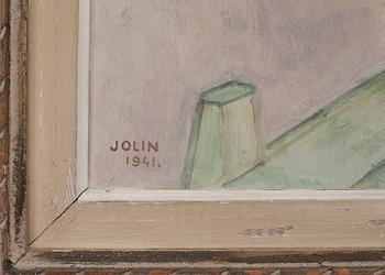 EINAR JOLIN, olja på duk. Signerad och daterad 1941.