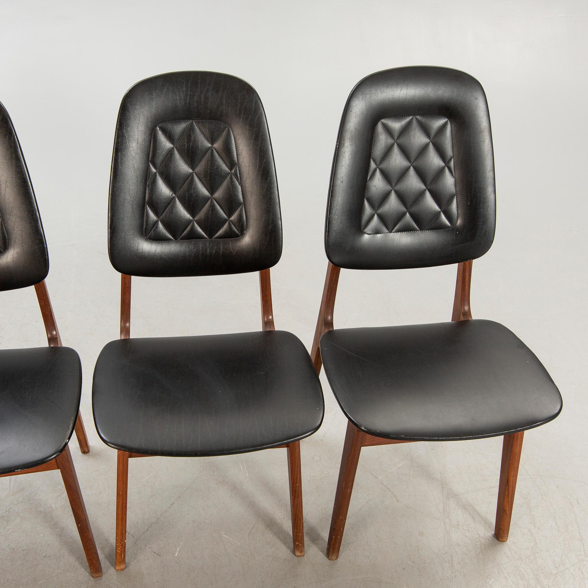 Chairs, 4 pcs, 1960s.