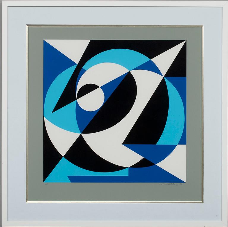 LARS GUNNAR NORDSTRÖM, serigrafi, signerad och daterad -80, numrerad AP.