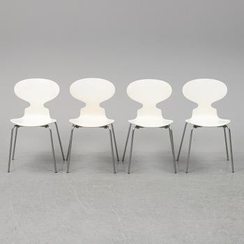 ARNE JACOBSEN, four 'Myran' chairs, Fritz Hansen, 1970.