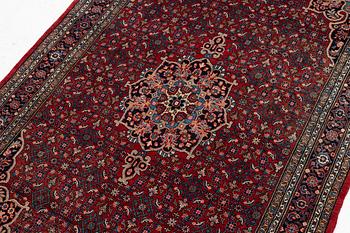 An old Bidjar rug, c. 225 x 143 cm.