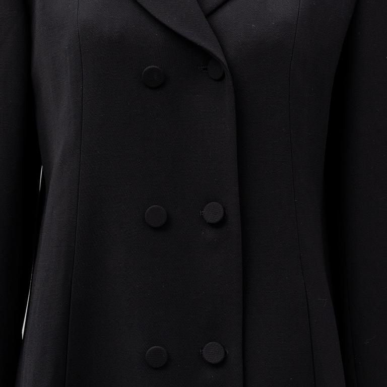 ARMANI, a wool coat, Italian size 48.