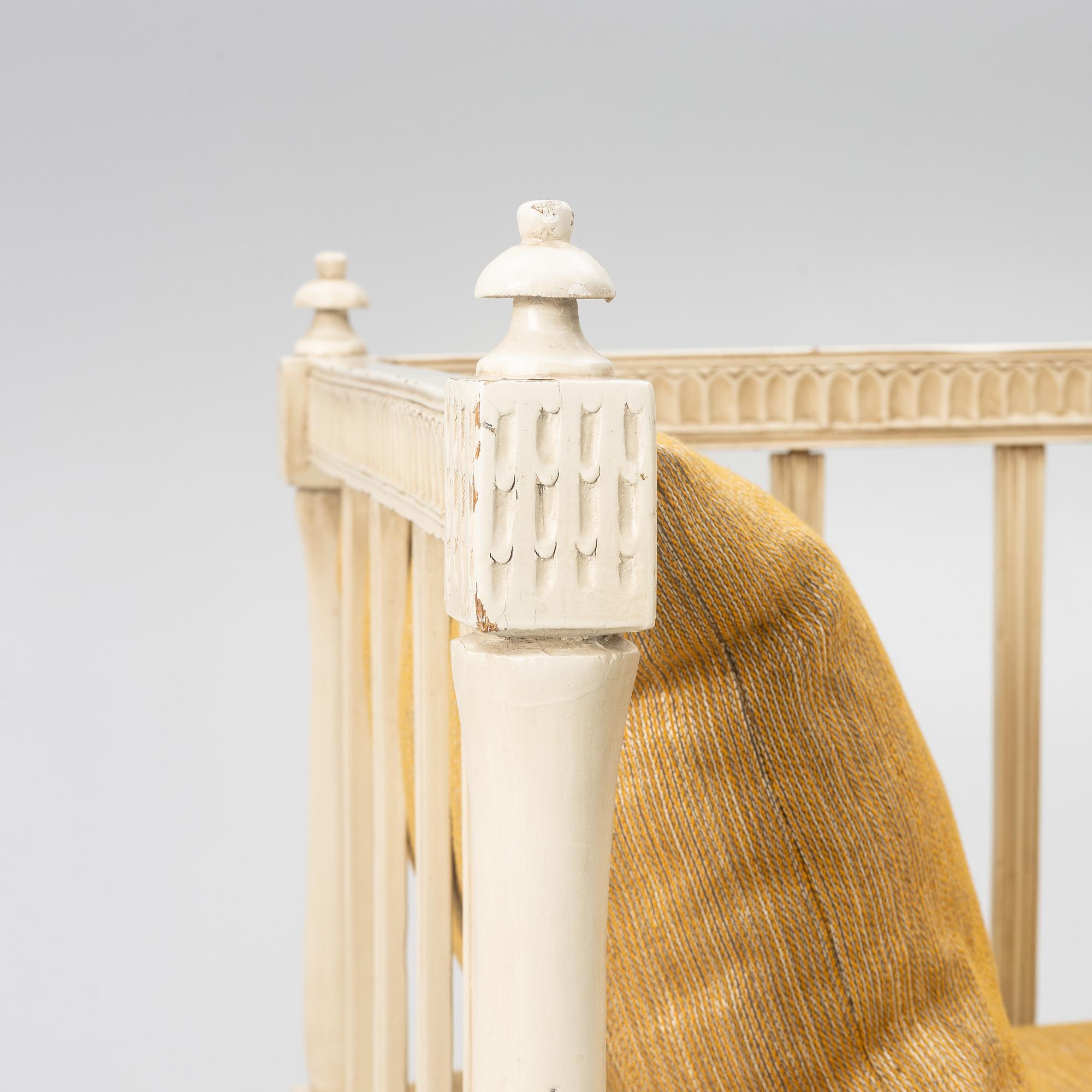 Soffa, sengustaviansk, 1700-talets slut.