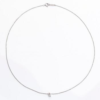 Tiffany & Co, halsband, platina, briljantslipad diamant ca. 0.11 ct.