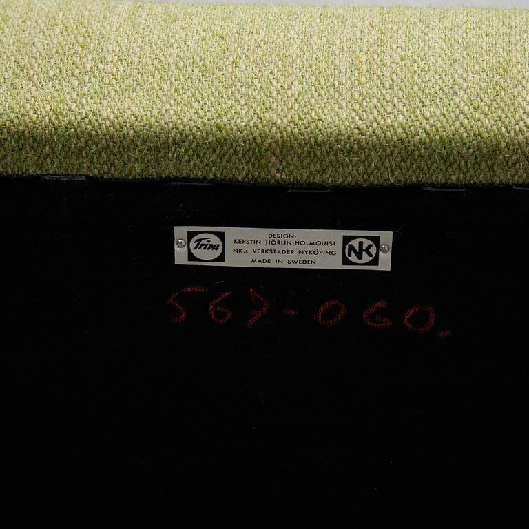 A sofa by Kerstin Hörlin-Holmquist, from the TRiva-series, Nordiska Kompaniet.