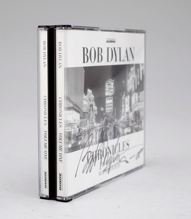 SIGNERAT SKIVOMSLAG, "Chronicles", Bob Dylan.