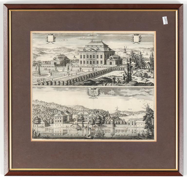 KOPPARSTICK, 6 st, troligen 1700-tal.
