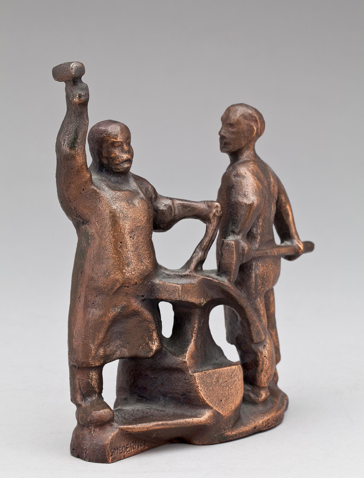 ALLAN EBELING, skulptur, brons. Sign. Ebeling, Torshälla.