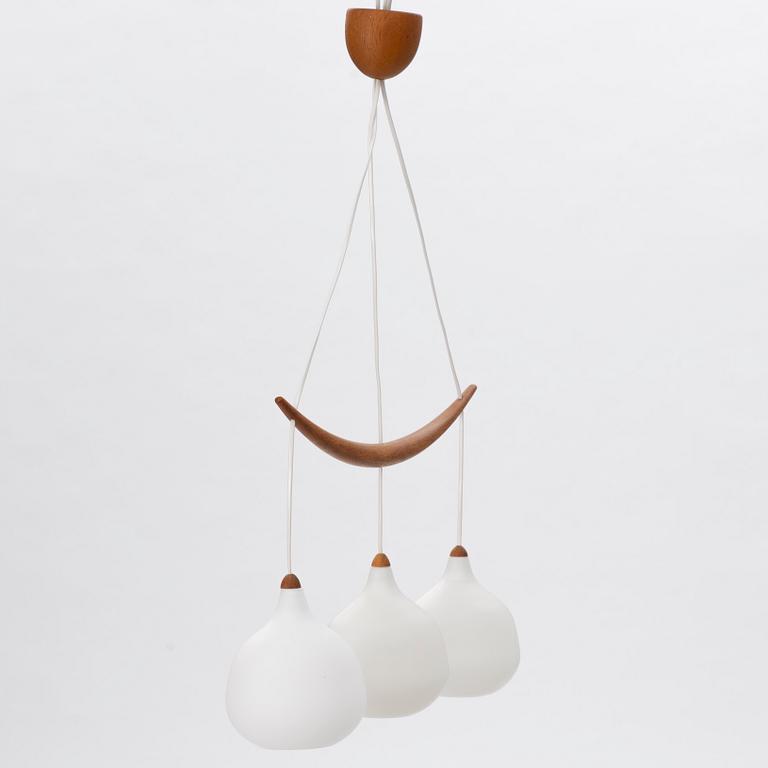 Uno & Östen Kristiansson, ceiling lamp, model no. 512 'Bananen', Luxus, 1950s/60s.