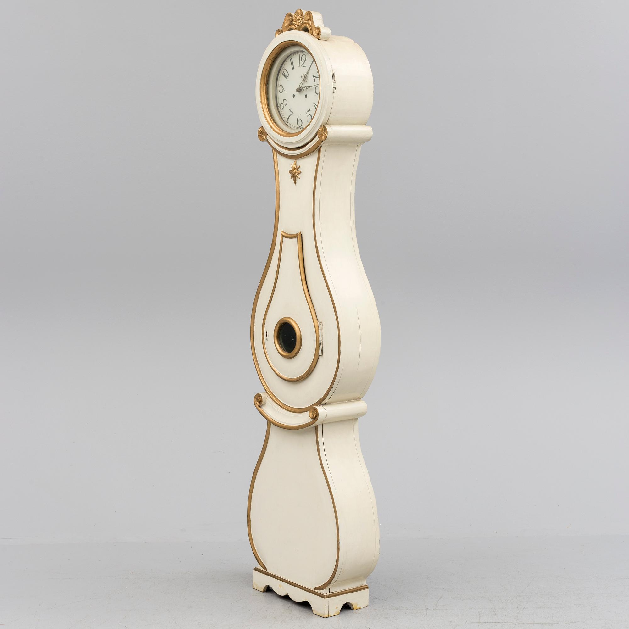 A first half of the 19th century grandfather clock.