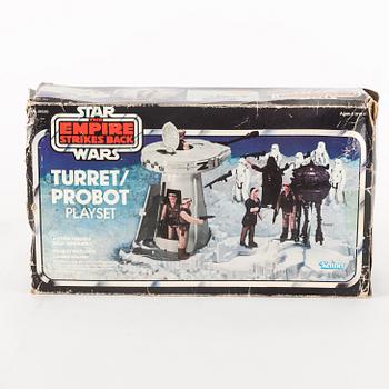 STAR WARS, Imperial attack base, Tauntaun samt Turret and probot playset, Empire Strikes Back, Kenner 1980-tal.