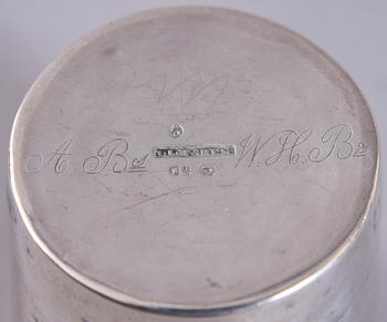 PARTI SILVER, 5 delar, 1800 samt 1900-tal.