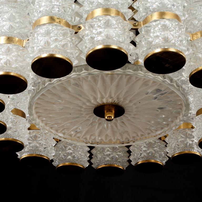 TAKLAMPA, Tyringe Konsthantverk, 1900-talets andra hälft, höjd 35 cm.