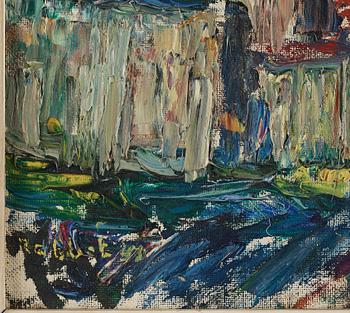 RABBE ENCKELL, Oil on canvas, signed.