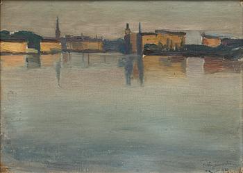 Fritz Lindström, Riddarfjärden.