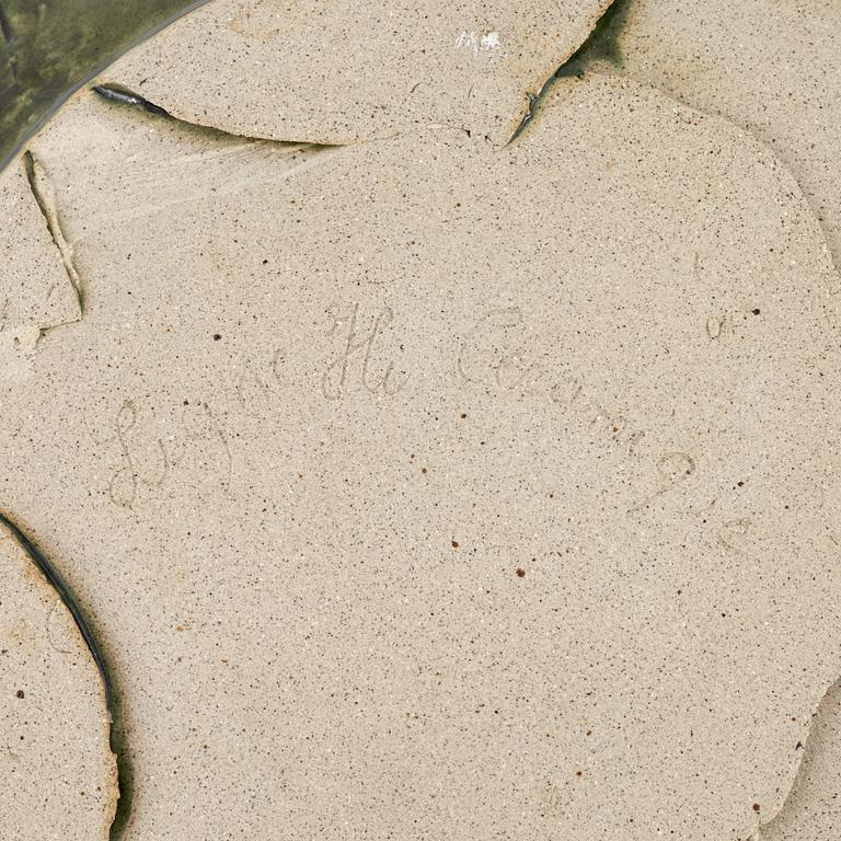 Jacqueline Igestedt, a stoneware bowl, Ligne Ceramique, Sweden, signed.